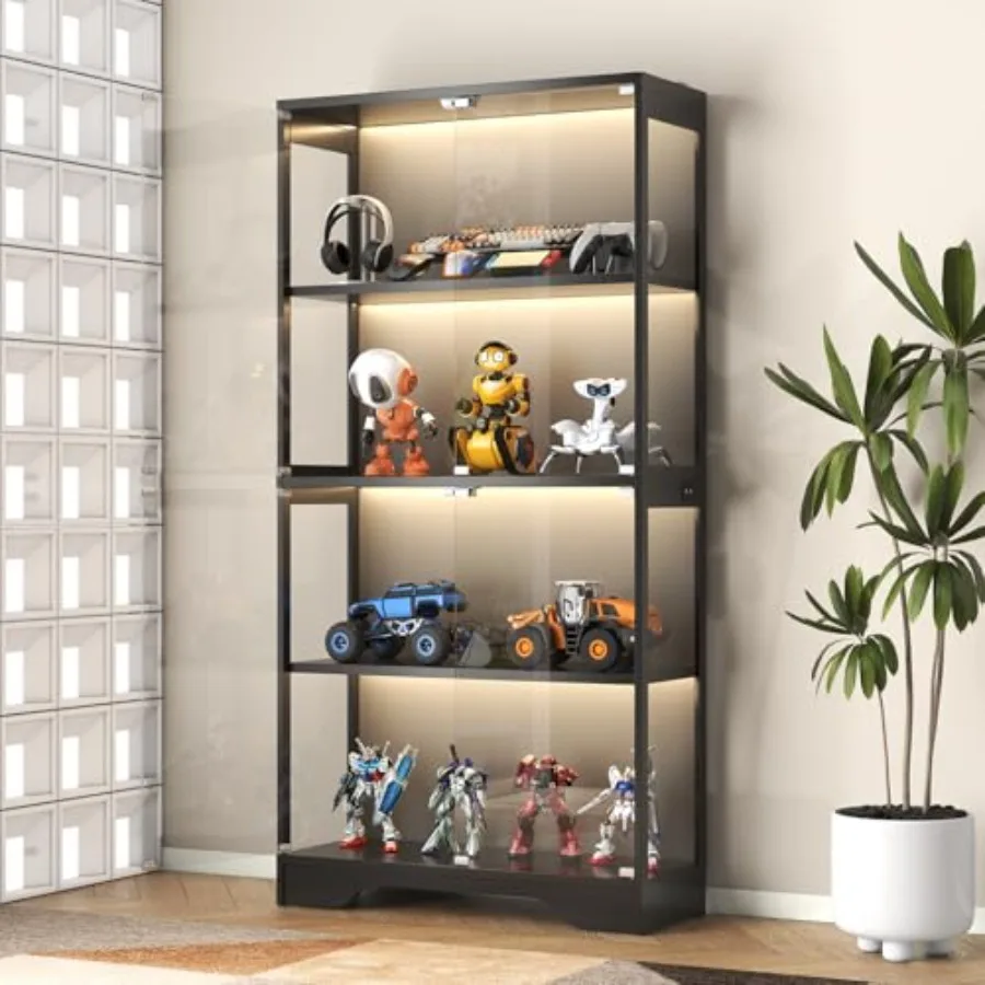 Books - Lemari pajangan dengan pintu kaca untuk