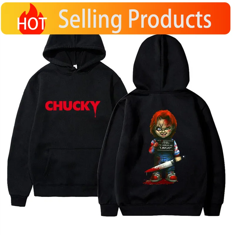 Movies - Hoodie Film Horor Play Chucky Harajuku