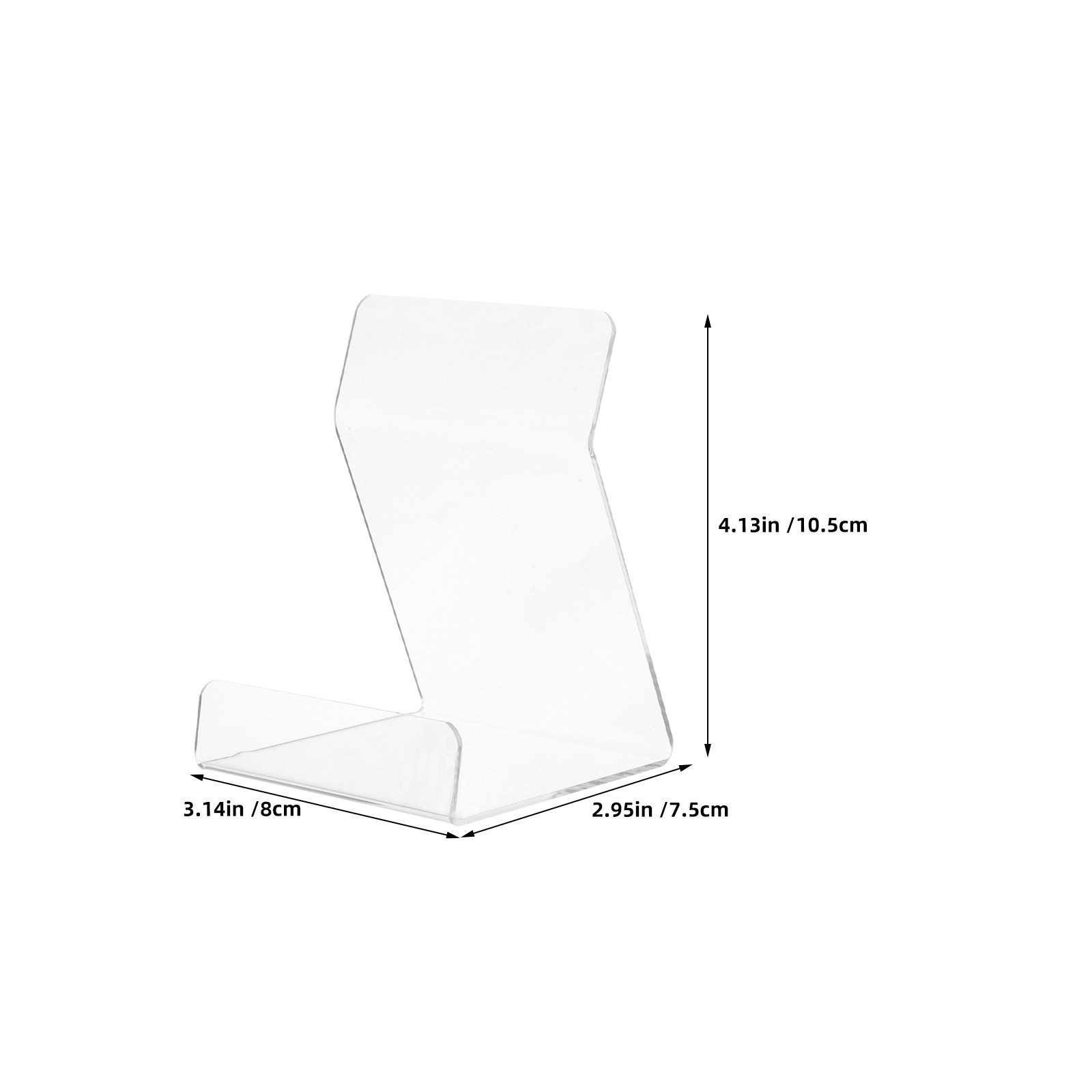 6 Buah Rak Penyangga Buku Akri - Clear Acrylic Book Stand Holder ulasan dan harga