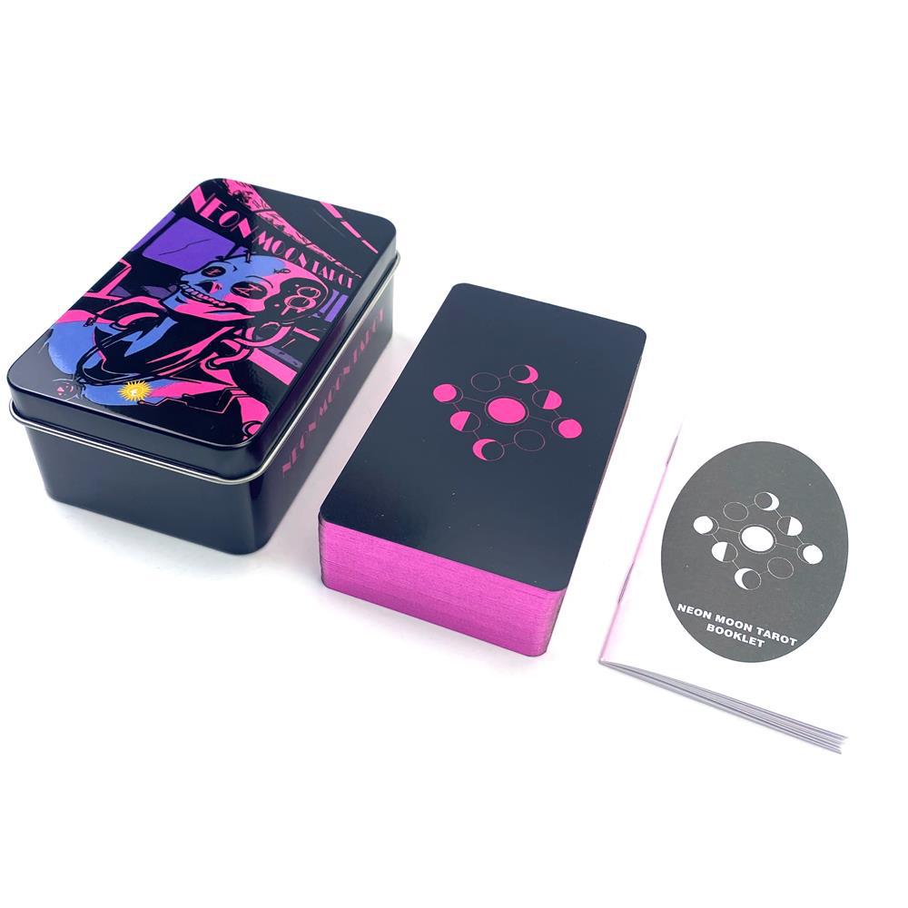 Kartu Tarot Neon Moon Berlapis - Tarot Deck With Guidebook ulasan dan harga