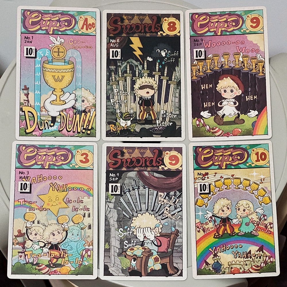 Dek Kartu Tarot Vintage Rubber - Tarot Deck With Guidebook ulasan dan harga