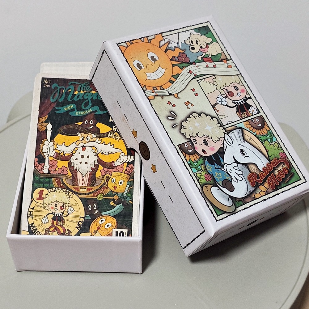 Dek Kartu Tarot Vintage Rubber - Tarot Deck With Guidebook ulasan dan harga