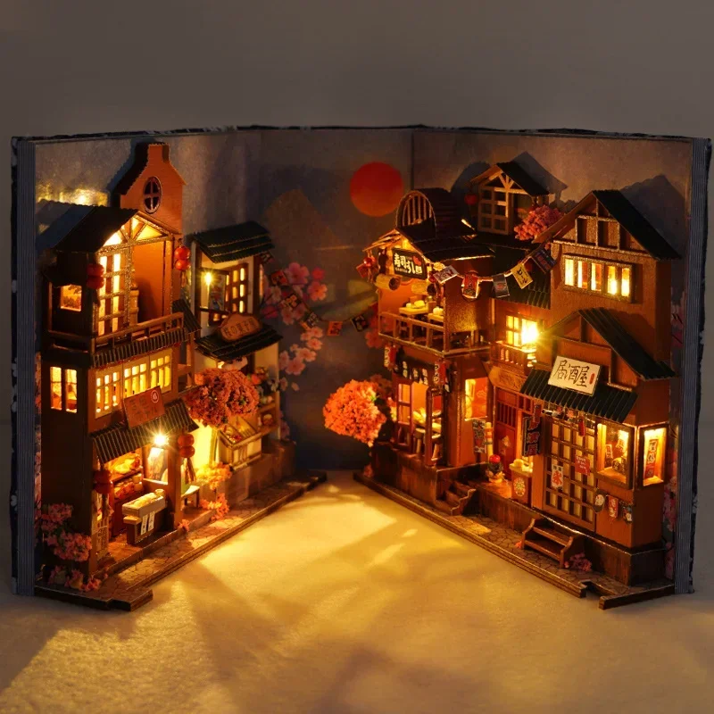Paket Perlengkapan Rak Buku Mi - Diy Wooden Book Nook Kit Shelf Insert ulasan dan harga