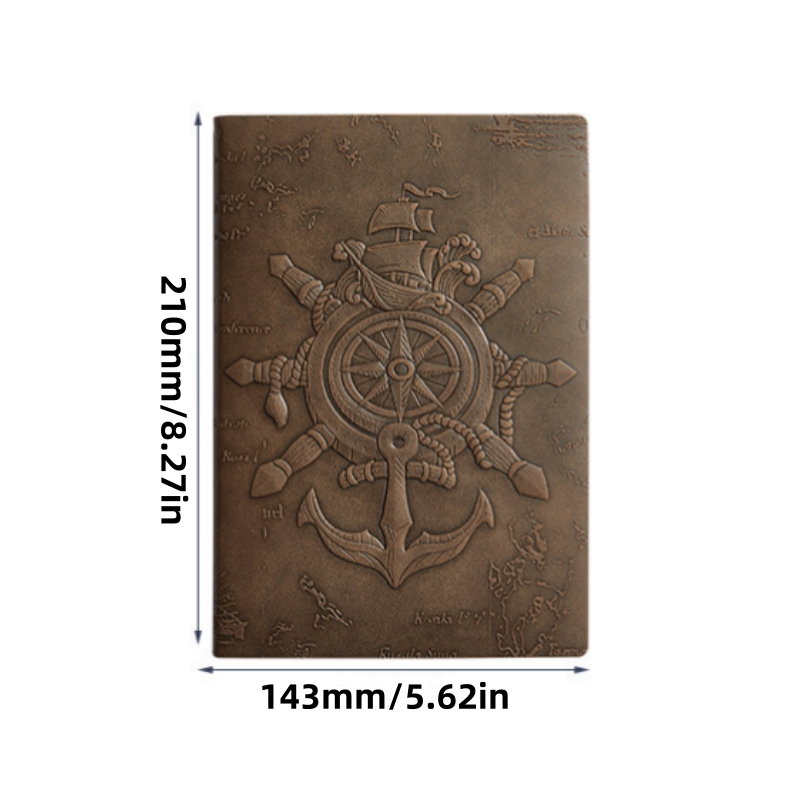 Buku Catatan Retro A5 dengan H - Vintage Leather Journal Notebook ulasan dan harga