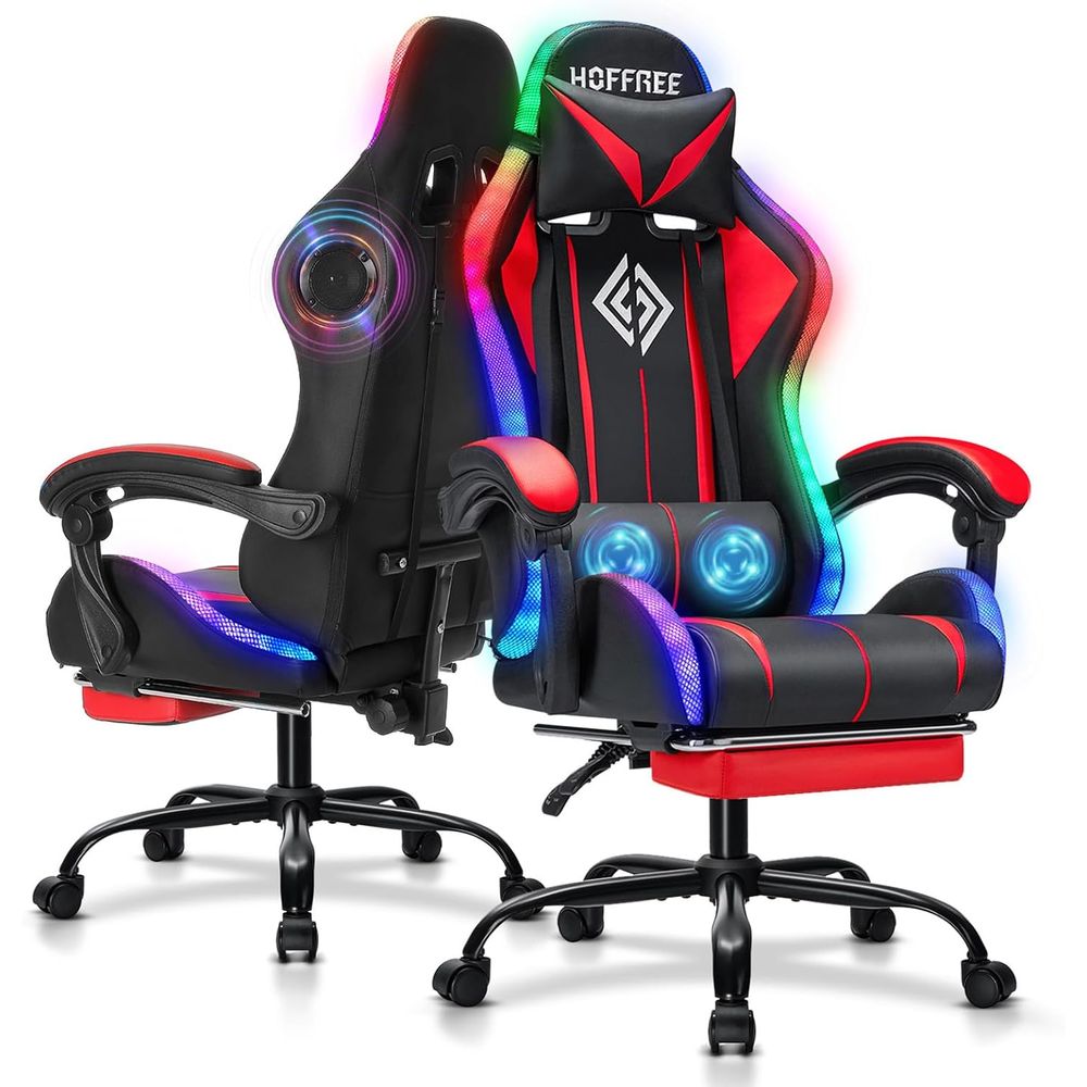 Kursi Gaming RGB dengan Speake - Music ulasan dan harga