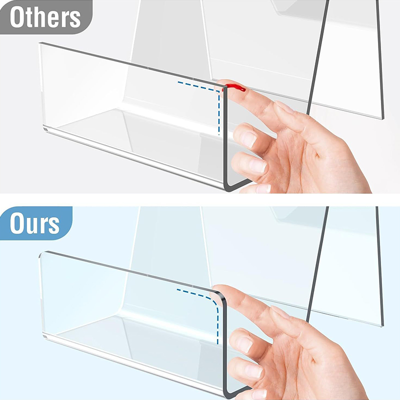 【M】Rak Akrilik untuk Menampilk - Clear Acrylic Book Stand Holder ulasan dan harga