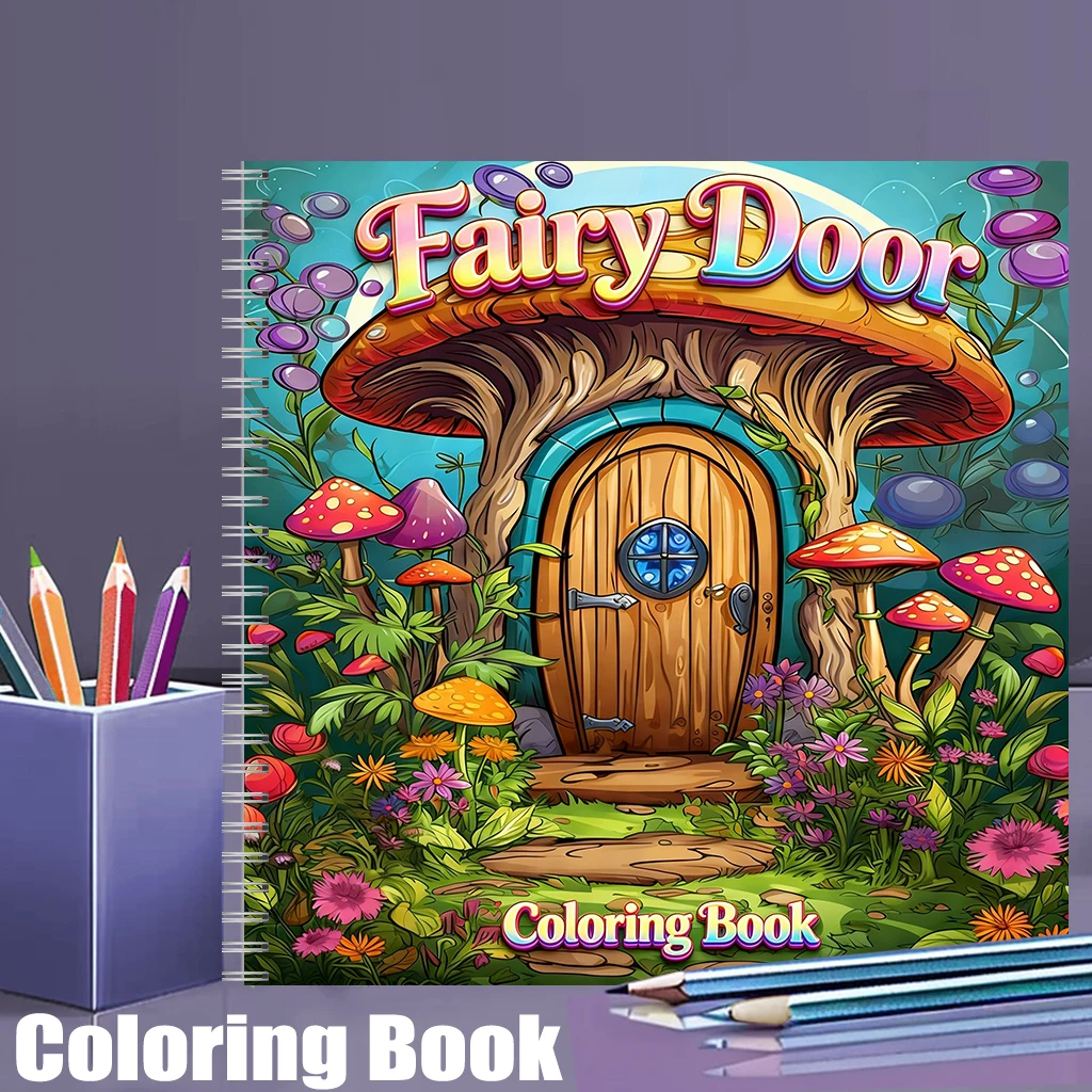Buku Mewarnai Pintu Peri untuk - Adult Coloring Book Stress Relief ulasan dan harga